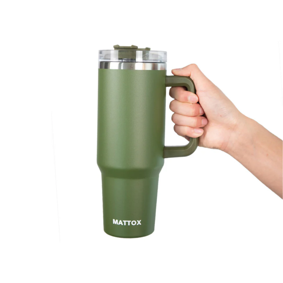 Olive Green Tumbler Cup for Men