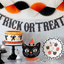 Orange Black and Cream Sewn Crepe Festoon