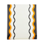 Orange and Black Ric Rac Paper Table Runner