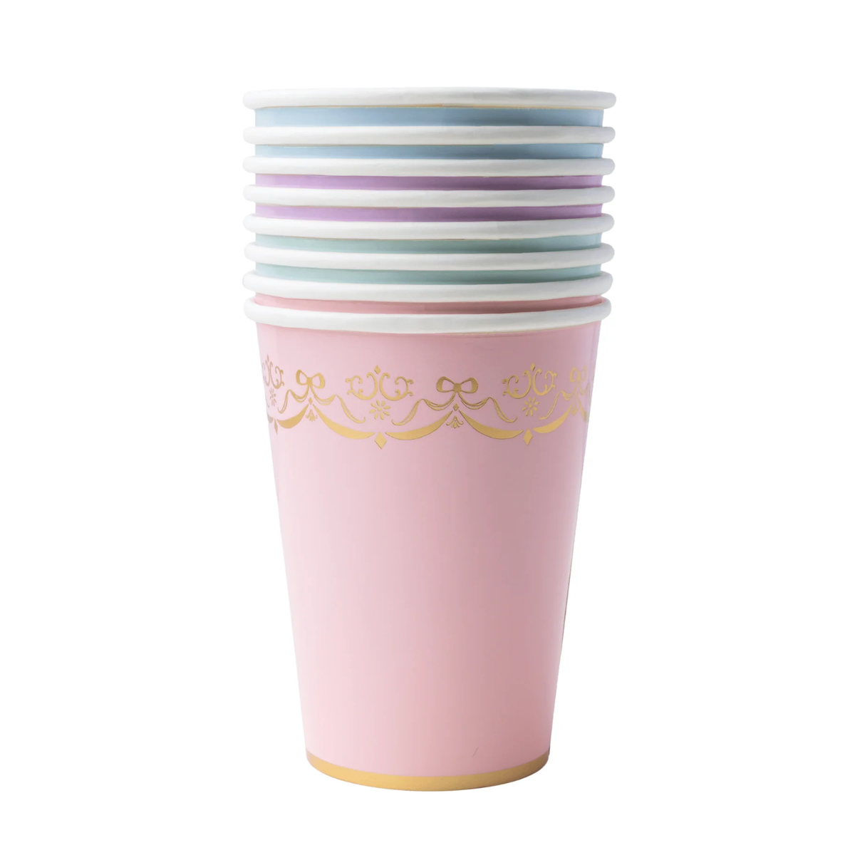 Parisian Pastel Rococo Cups
