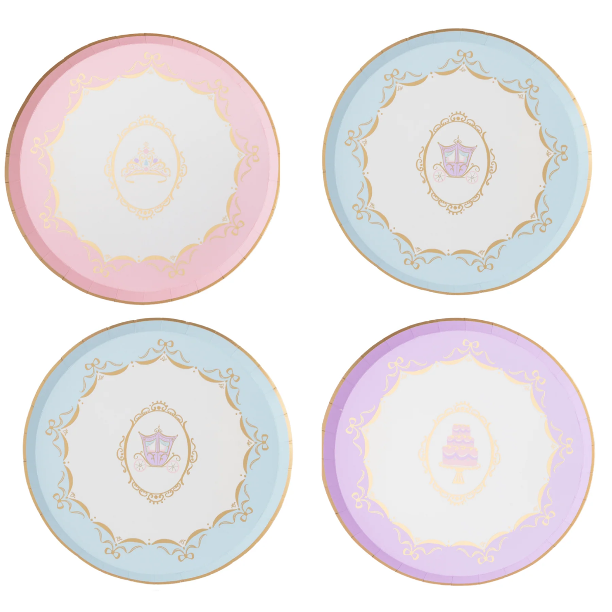 Parisian Princess Cake Plates