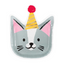 Paw Party Cat Shapped Plate 10"