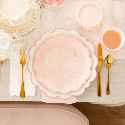 Pembroke Pink Floral 10" Plate