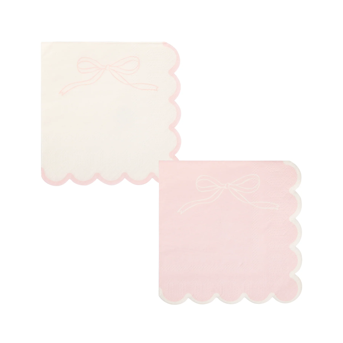Pink Bow Napkins