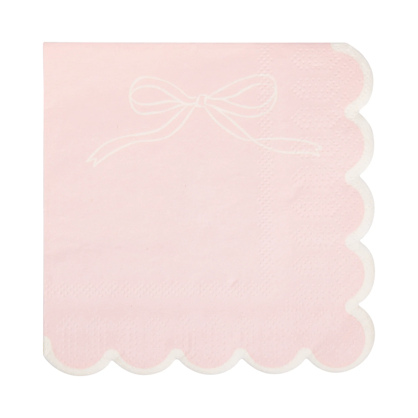 Pink Bow Napkins