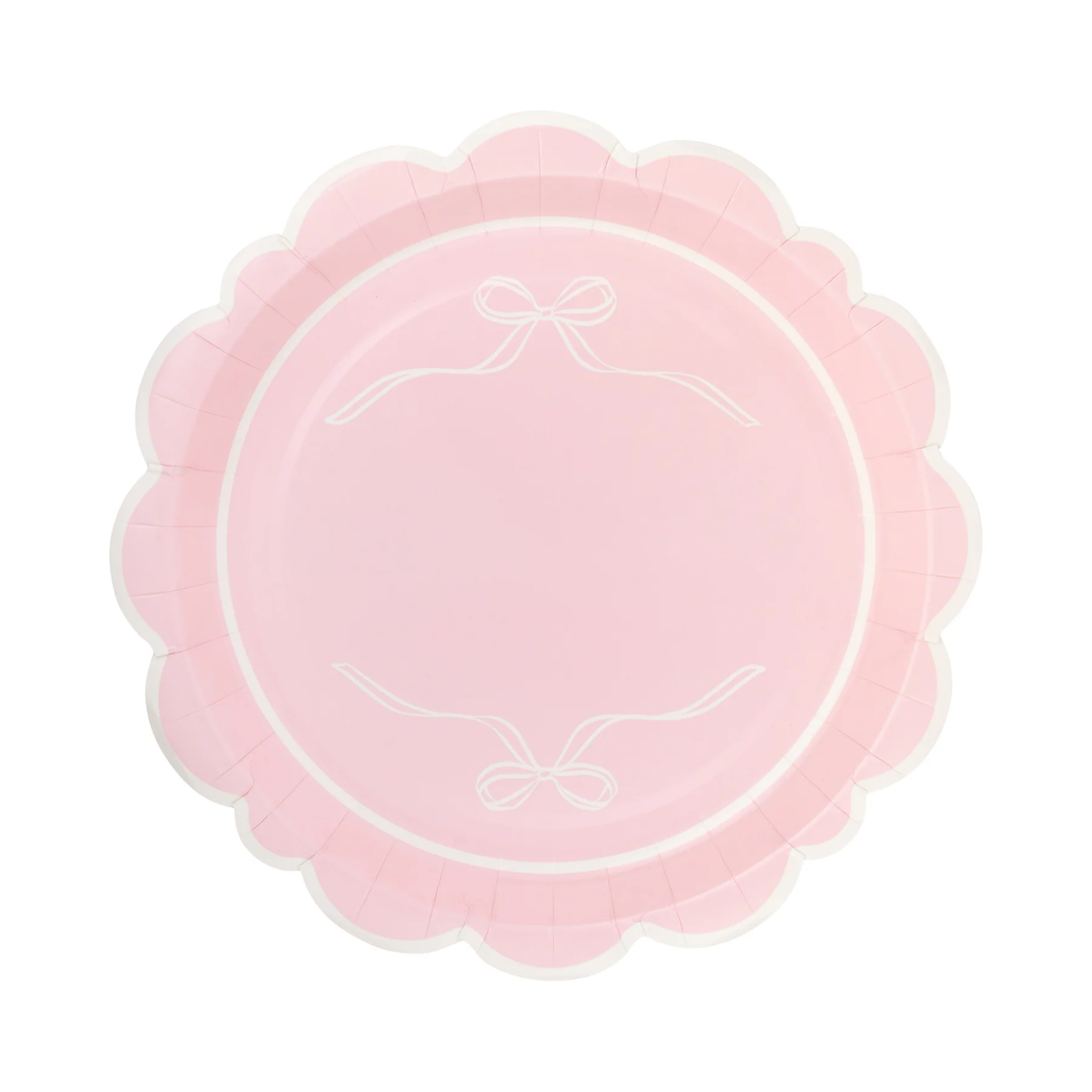 Pink Bow Plates