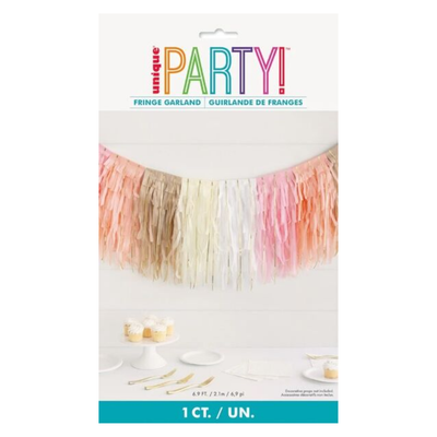 Pink Fringe Garland