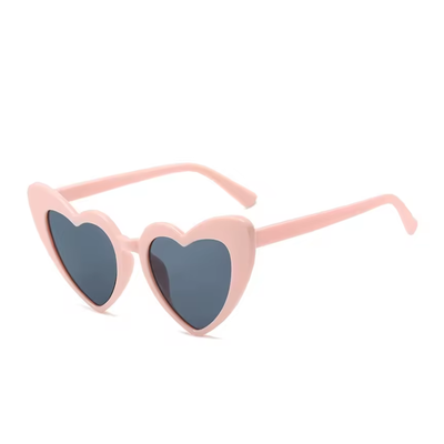 Pink Heart Sunglasses