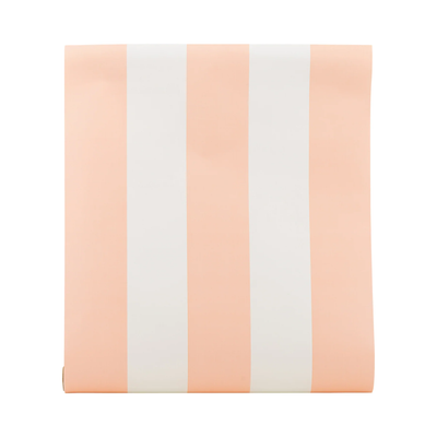 Pink Striped Table Runner