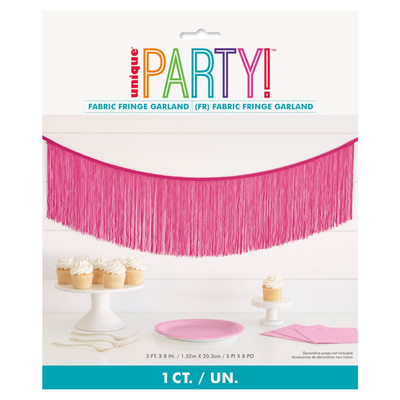 Pink Fringe Garland