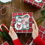 Plaid Bow Cookie Boxes