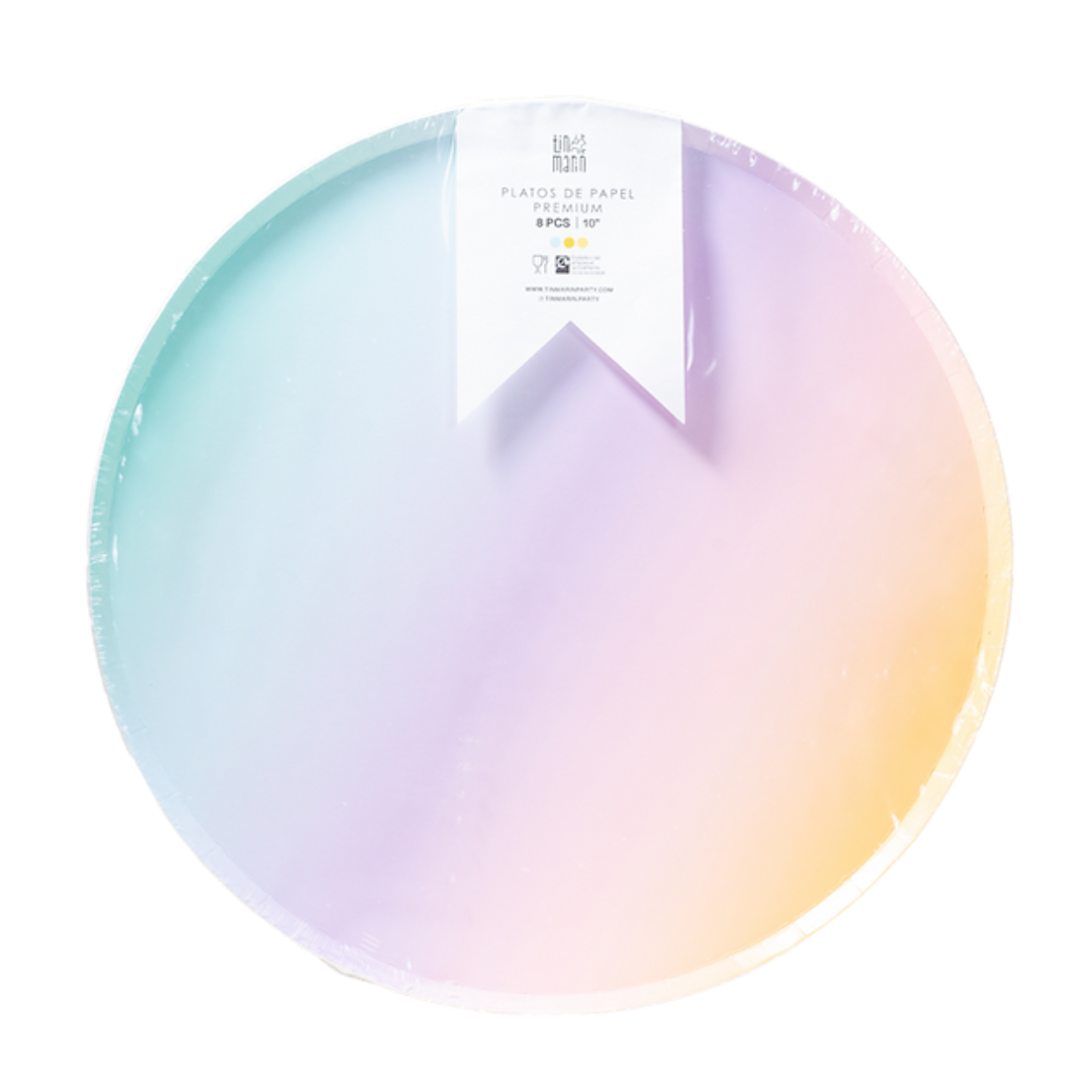 Plato 10" Ombré Pastels