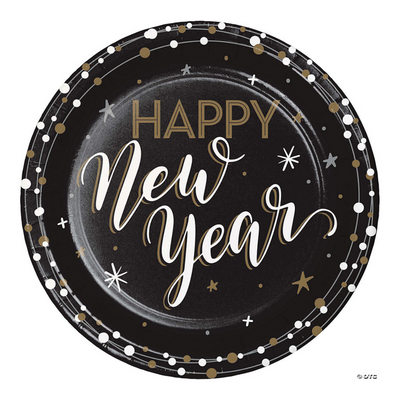 Plato 9" New Year Shimmer