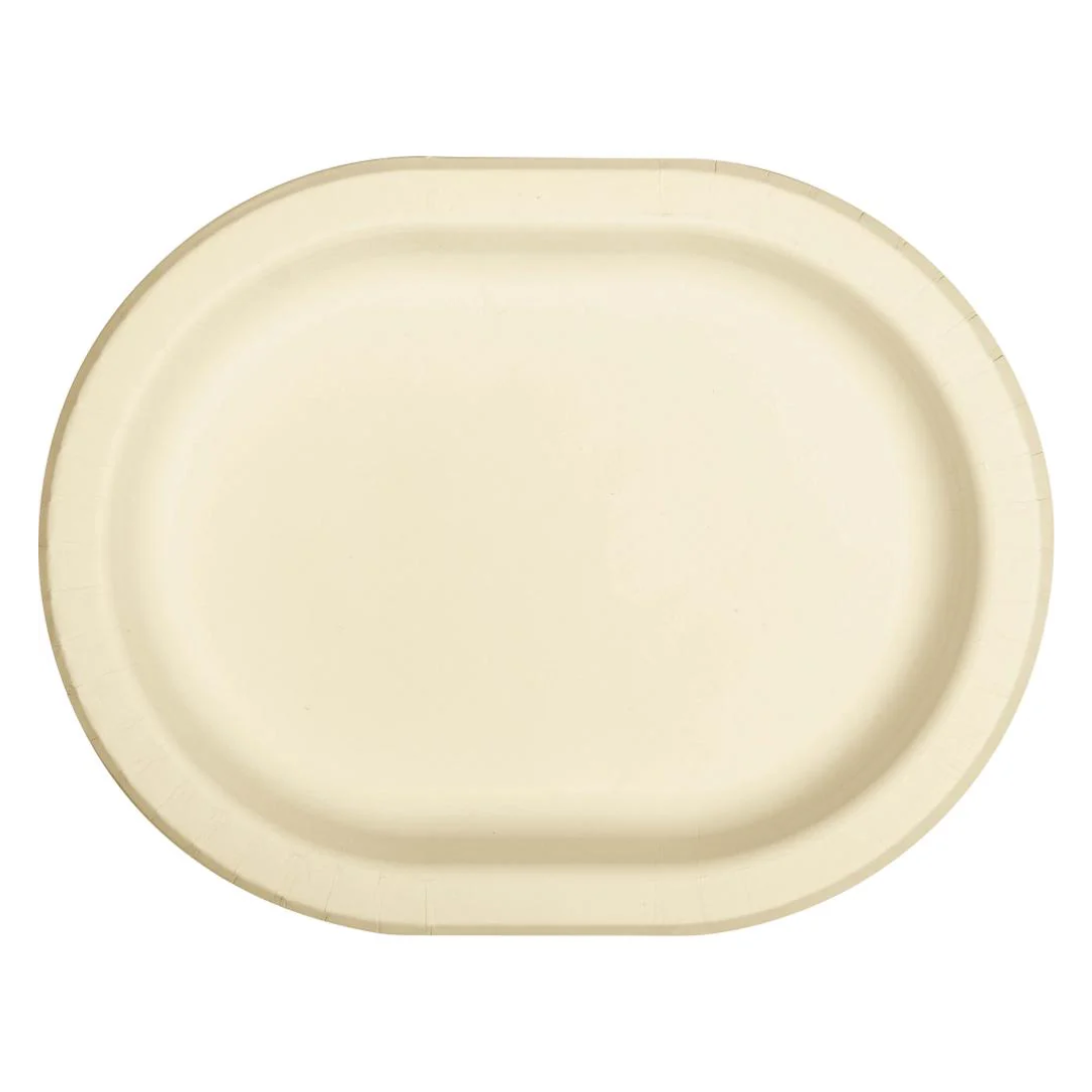 Plato Ovalado  12"x9" Ivory