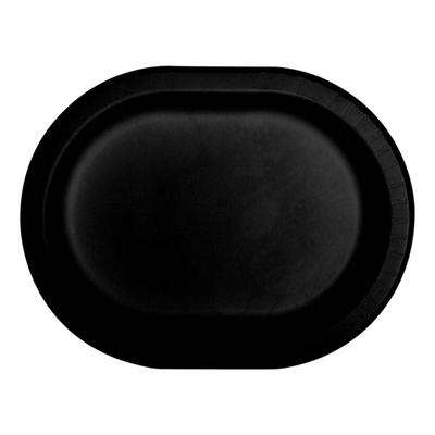 Plato Ovalado  12"x9" Negro