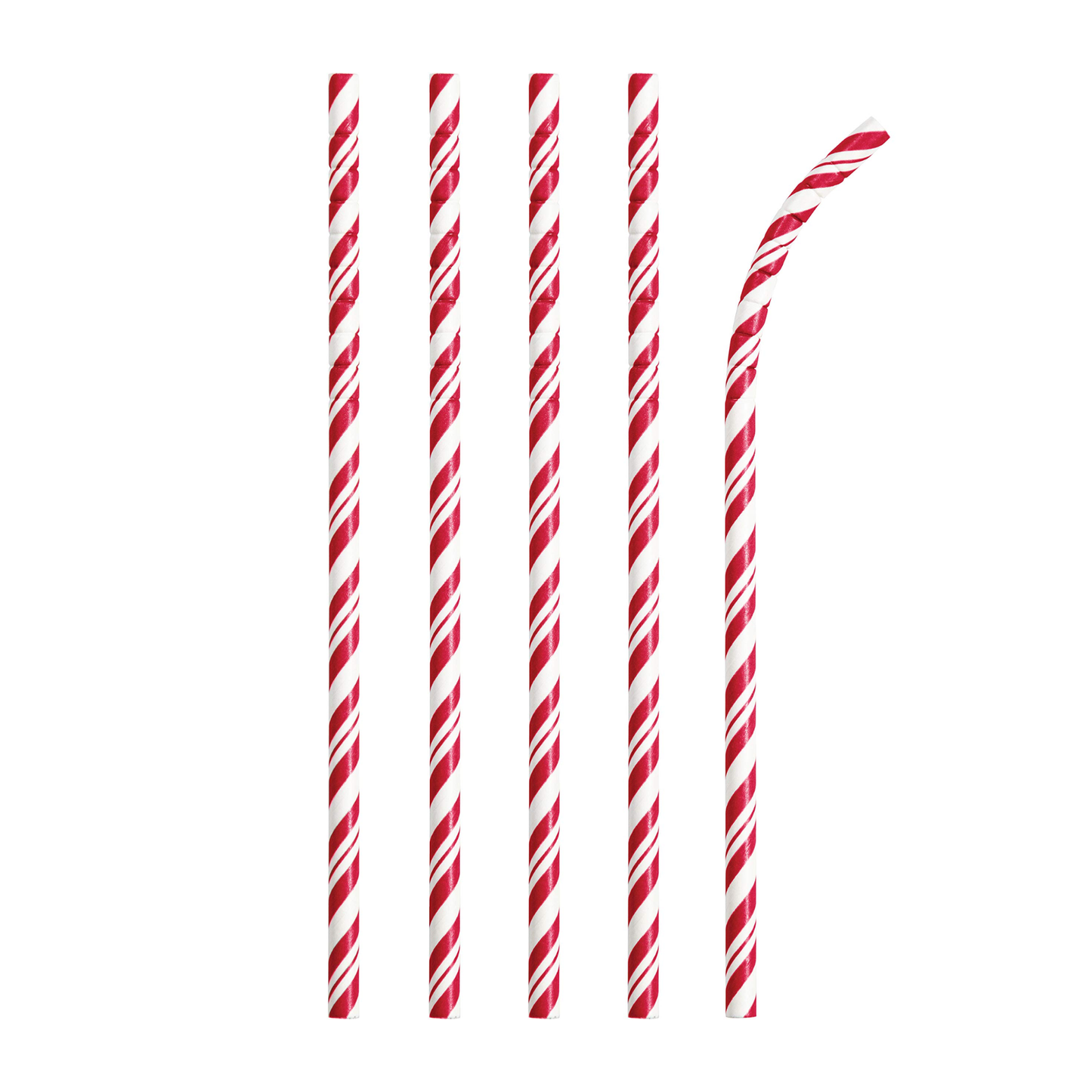 Popotes Líneas Rojo