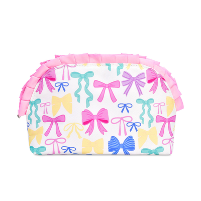 Pretty Bows Oval Cosmetic Bag