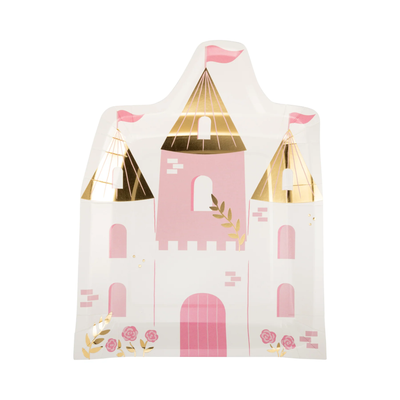 Princess Castle Shaped Paper Plate