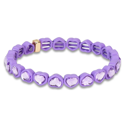 Purple Heart Bracelet