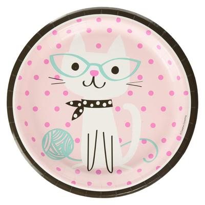 Purr-fect Party Plato 9"