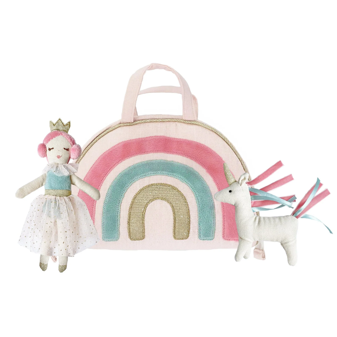 Rainbow Play Purse Set & Doll