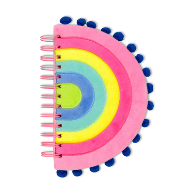 Rainbow Pom Pom Notebook