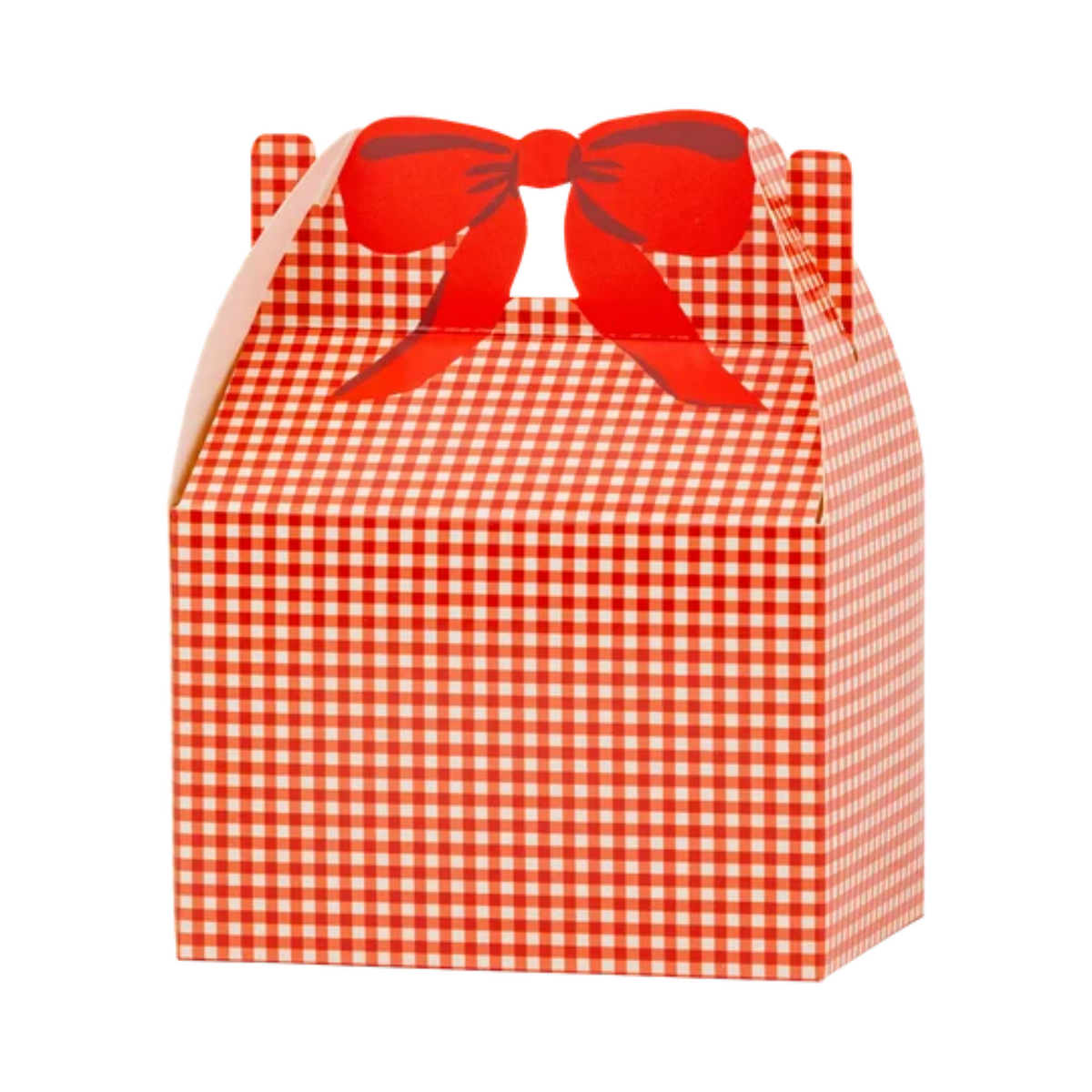 Red Gingham Gable Box