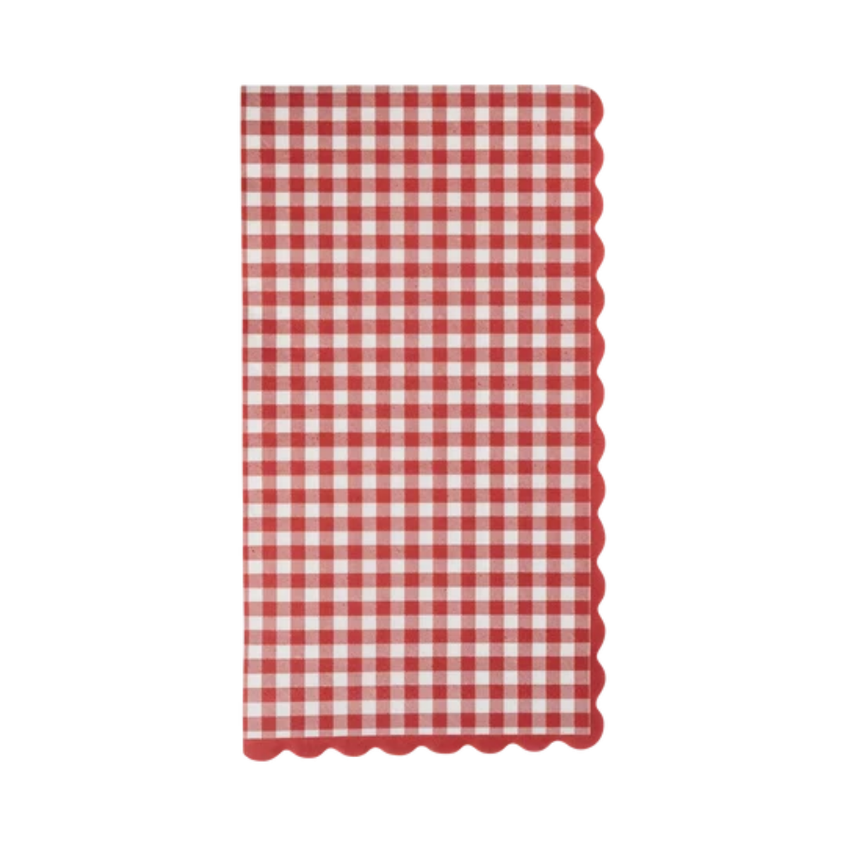 Red Gingham Paper Dinner Napkins 24ct