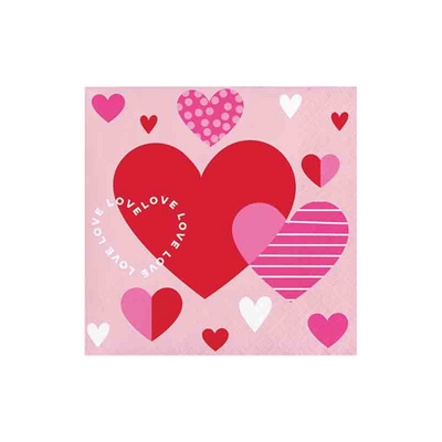 Servilletas BN Valentines