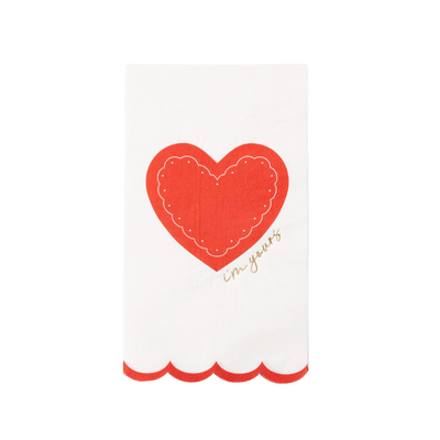 Servilletas Guest Elegant Valentine