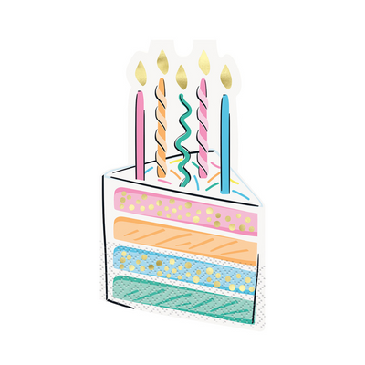 Servilletas Cake Shaped Birthday Sweets