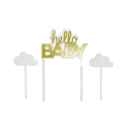 Cake Topper Baby (3pz)