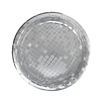 Silver Disco Plate 9"
