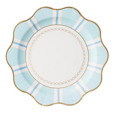 Sky Blue Regency Dinner Plates