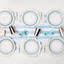Sky Blue Regency Dinner Plates