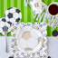 Soccer Ball Shaped Paper Cocktail Napkin