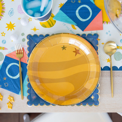 Space Pattern Square Plate