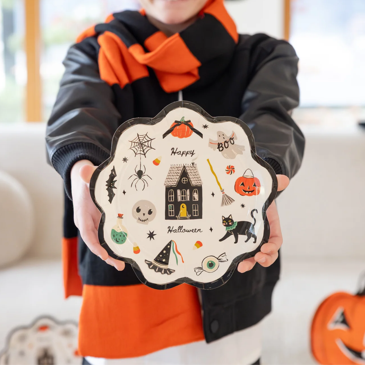 Spooky Icons 9" Plate