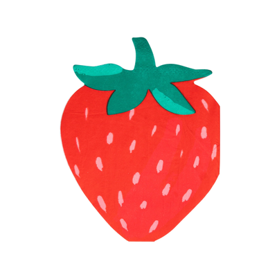 Strawberry Shaped Guest Napkin