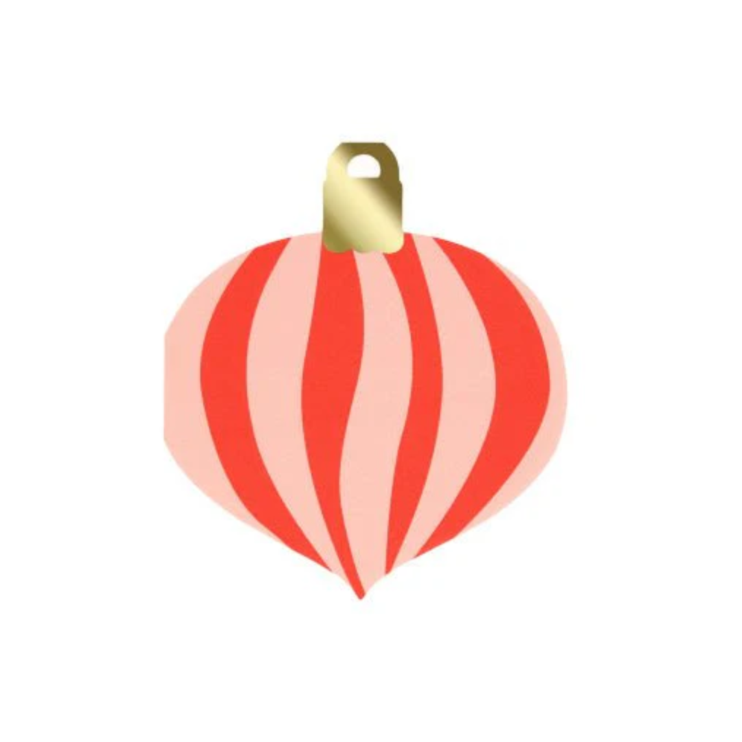 Striped Ornament Napkins