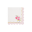 Tea Party Rose Corner Paper Cocktail Napkin