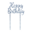 Topper Happy Birthday Azul