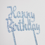 Topper Happy Birthday Azul