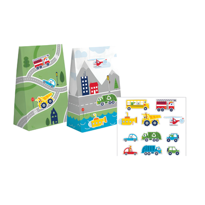 Transportation Time Treat Bags