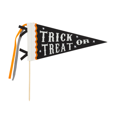 Trick or Treat Felt Pennant