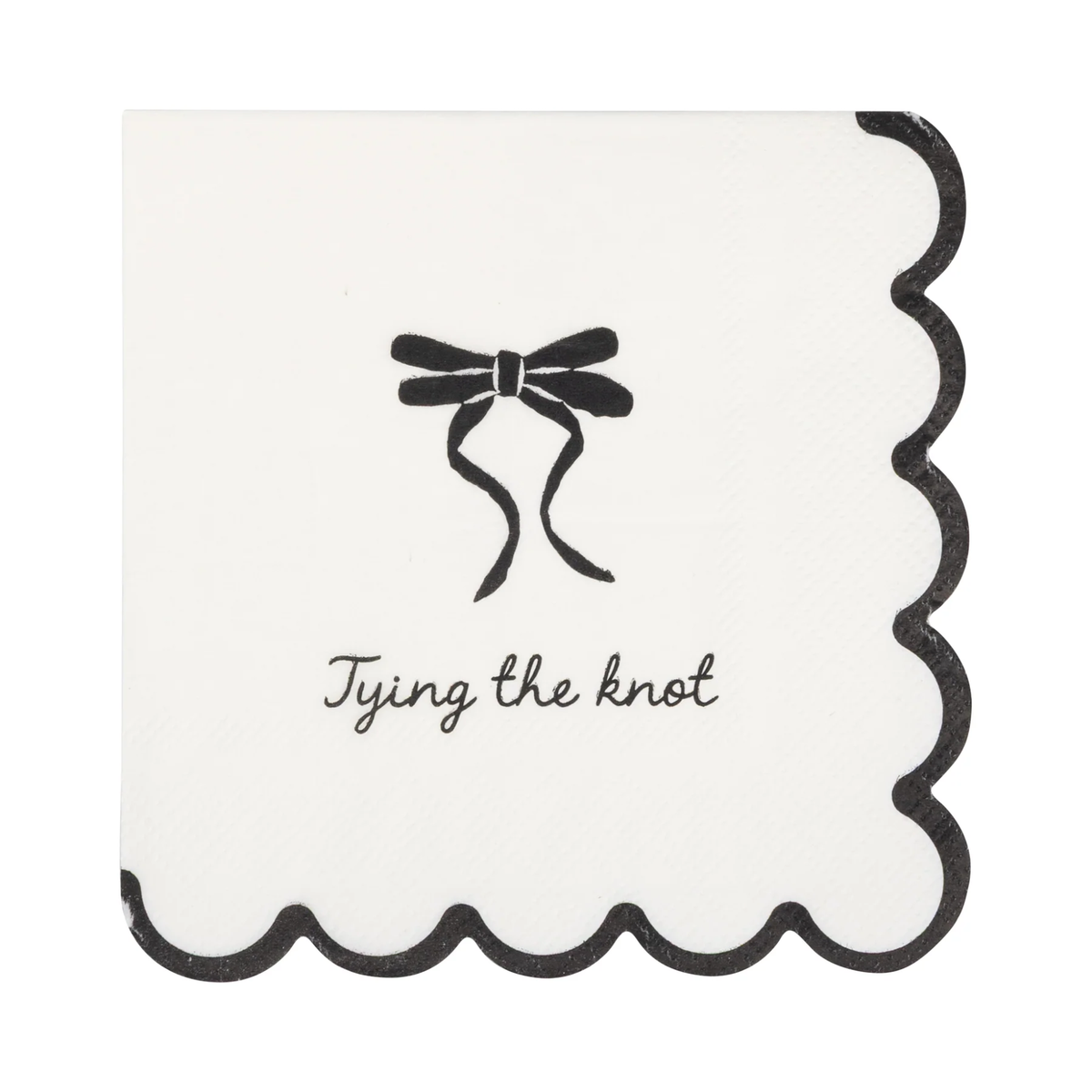 Tying the Knot Cocktail Napkin