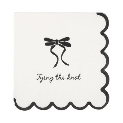 Tying the Knot Cocktail Napkin