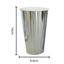 Vasos Plateado Foil 16oz