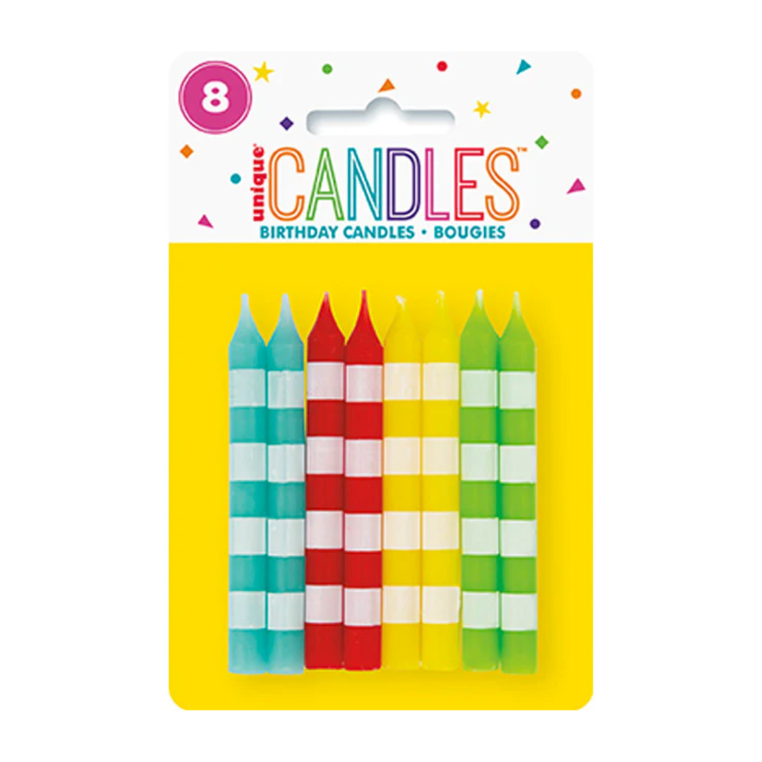 Velas Líneas Colores