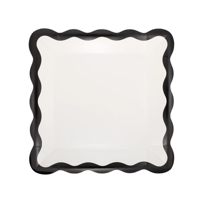 White & Black Plate